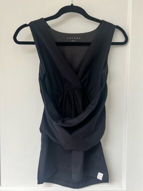 Lalabu Black Soothe Tank Top